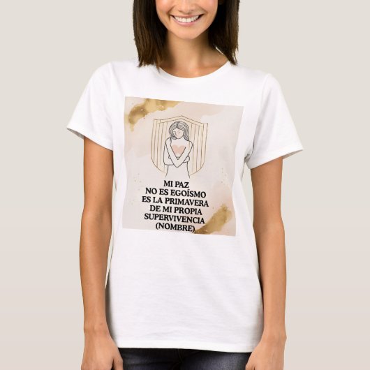 Regalo Personalizado(Nombre)Autodefensa Emocional Tシャツ (正面)