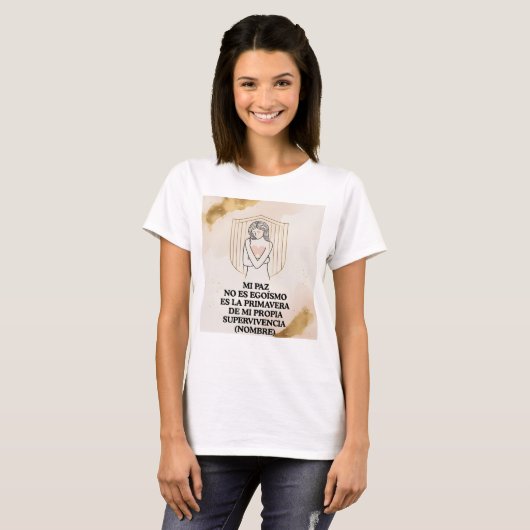 Regalo Personalizado(Nombre)Autodefensa Emocional  Tシャツ (正面フル)