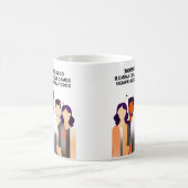 REGALO PERSONALIZADO(NOMBRE)LIDERAZGO INSPIRA コーヒーマグカップ (中央)