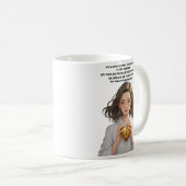 REGALO PERSONALIZADO(NOMBRE)MEME TRANSFORMACIÓN コーヒーマグカップ (正面右)