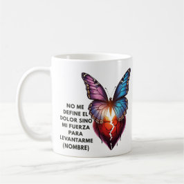 REGALO PERSONALIZADO(NOMBRE)TransformaciónPositiva コーヒーマグカップ