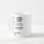REGALO PERSONALIZADO (NOMBRE)TU BRILLAS コーヒーマグカップ (正面左)
