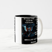 REGALO PERSONALIZADO (NOMBRE)TU BRILLAS ツートーンマグカップ (正面右)