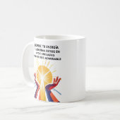 REGALO PERSONALIZADO PARA (NOMBRE)  ENERGIA  コーヒーマグカップ (正面左)