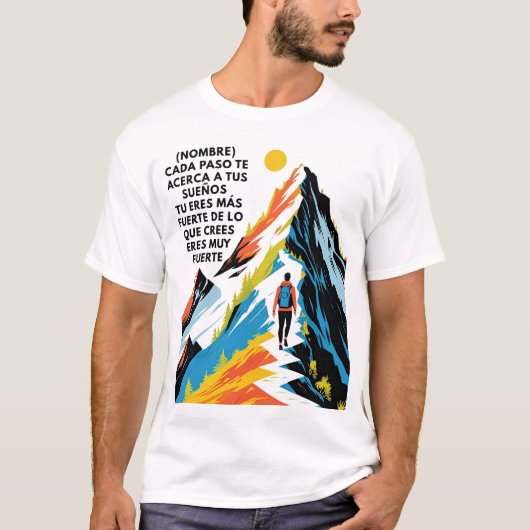 REGALO PERSONALIZADO PARA (NOMBRE) ERES FUERTE Tシャツ (正面)