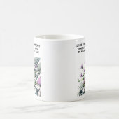 REGALO PERSONALIZADO PARA (NOMBRE) FLORECE RENACE コーヒーマグカップ (中央)