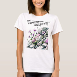 REGALO PERSONALIZADO PARA (NOMBRE) FLORECE RENACE Tシャツ