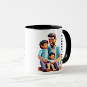 REGALO PERSONALIZADO PARA PAPA (NOMBRE) マグカップ (正面右)