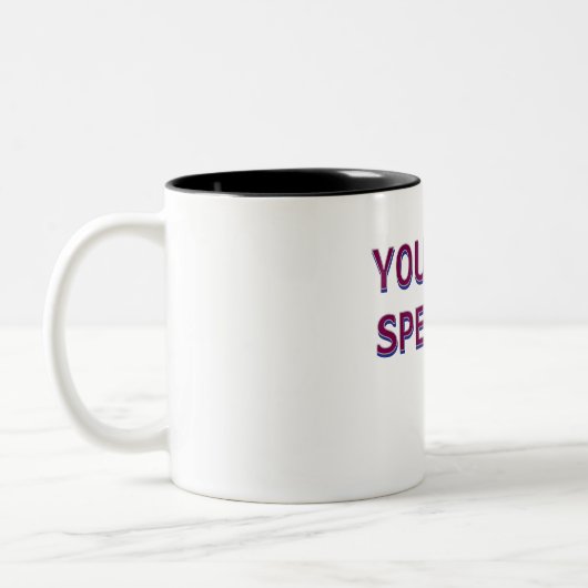 Regalo Personalizado Taza Eres Especial ツートーンマグカップ (左)