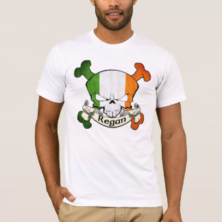 Reganのアイルランド人のスカル Tシャツ