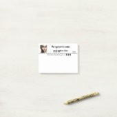 Regard pixelisé intense  ポストイット (デスク上)