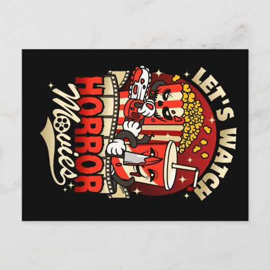 Regardons des films d'horreur - Collations ポストカード (正面)