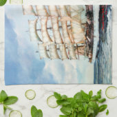 Regata Cutty Sark/Cutty Sark Tall Ships' Race キッチンタオル (折り畳み)
