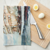 Regata Cutty Sark/Cutty Sark Tall Ships' Race キッチンタオル (四つ折り)