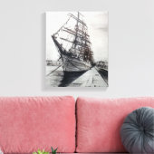 Regata Cutty Sark/Cutty Sark Tall Ships' Race キャンバスプリント (インサイチュ (リビング))
