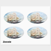 Regata Cutty Sark/Cutty Sark Tall Ships' Race 楕円形シール (シート)