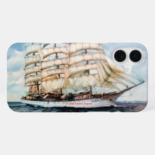 Regata Cutty Shark iPhoneケース (裏面横)