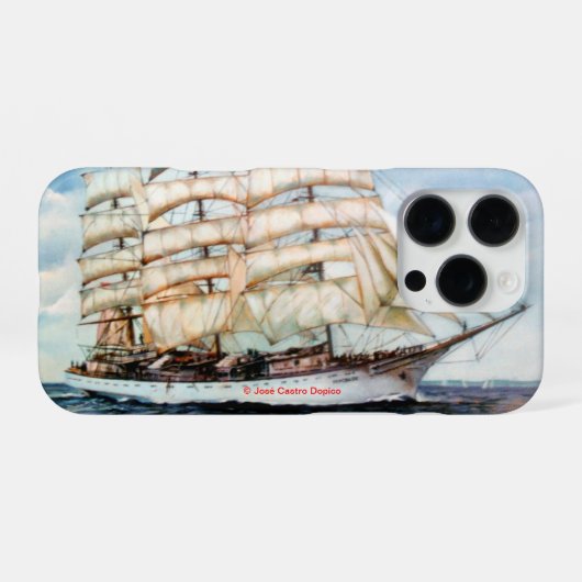 Regata Cutty Shark iPhoneケース (裏面横)