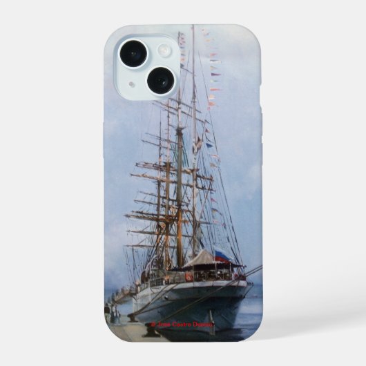 Regata Cutty Shark iPhone 15ケース (裏面)