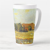 Regatta at Hampton Court Alfred Sisley Poster カフェラテマグ (右アングル)