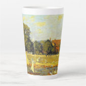 Regatta at Hampton Court Alfred Sisley Poster カフェラテマグ (正面)