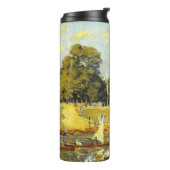 Regatta at Hampton Court Alfred Sisley Poster タンブラー (回転左)