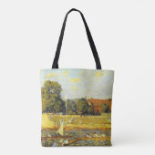 Regatta at Hampton Court Alfred Sisley Poster トートバッグ (裏面)
