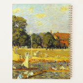 Regatta at Hampton Court Alfred Sisley Poster プランナー手帳 (裏面)