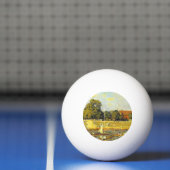 Regatta at Hampton Court Alfred Sisley Poster 卓球ボール (ネット)