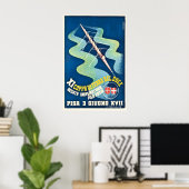 Regatta Boat Pisa Italy Racing Vintage Poster ポスター (ホームオフィス)