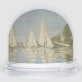 Regattas at Argenteuil, OIl Painting, Claude Monet (裏面)