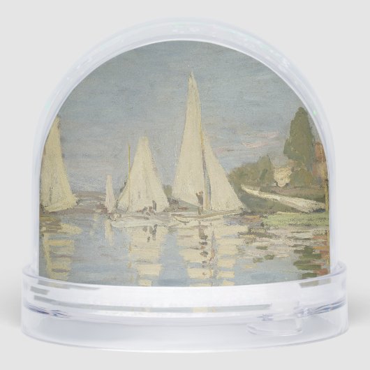 Regattas at Argenteuil, OIl Painting, Claude Monet (裏面)