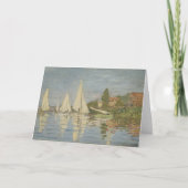Regattas at Argenteuil, OIl Painting, Claude Monet カード (正面)