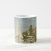 Regattas at Argenteuil, OIl Painting, Claude Monet コーヒーマグカップ (中央)
