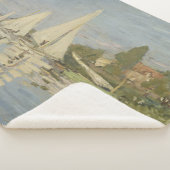 Regattas at Argenteuil, OIl Painting, Claude Monet シェルパブランケット (3/4)