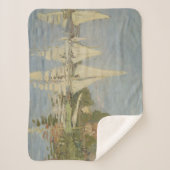 Regattas at Argenteuil, OIl Painting, Claude Monet シェルパブランケット (正面)