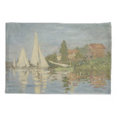 Regattas at Argenteuil, OIl Painting, Claude Monet 枕カバー (裏面)