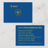 Regemental色 名刺 (正面/裏面)