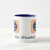 Regen flüssiger Sonnenschein mit Namen マグカップ (中央)