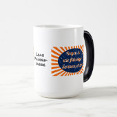 Regen flüssiger Sonnenschein mit Namen モーフィングマグカップ (正面右)