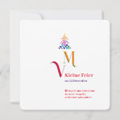 Regenbogen Farben Weihnachtsbaum  (裏面)