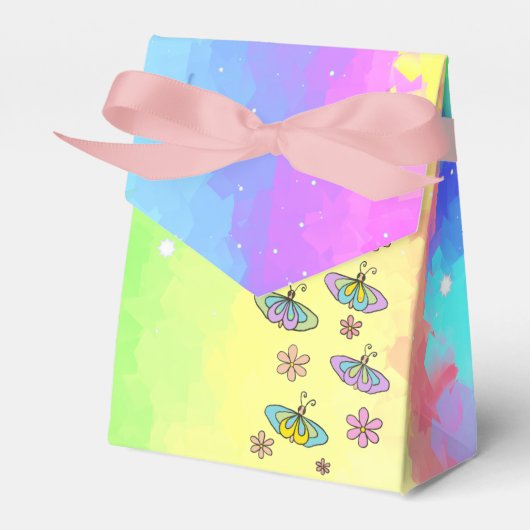 Regenbogen Geschenkschachtel フェイバーボックス (正面サイド)