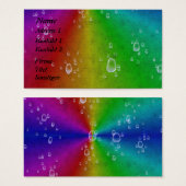 Regenbogen in Elefant Skin leder Optik u.Tropfen (正面&裏面)