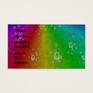 Regenbogen in Elefant Skin leder Optik u.Tropfen