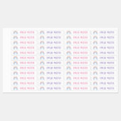 Regenbogen weiß - 96 schmale Kinder Etiketten ラベル (シート)