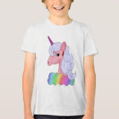 Regenbogeneinhorn トライブレンドＴシャツ (正面)