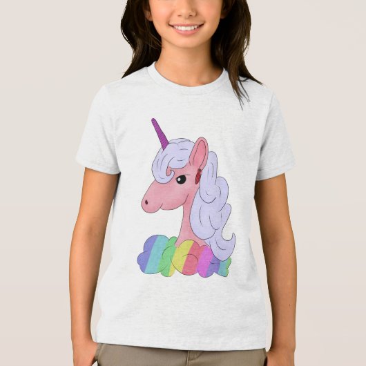 Regenbogeneinhorn トライブレンドＴシャツ (正面)