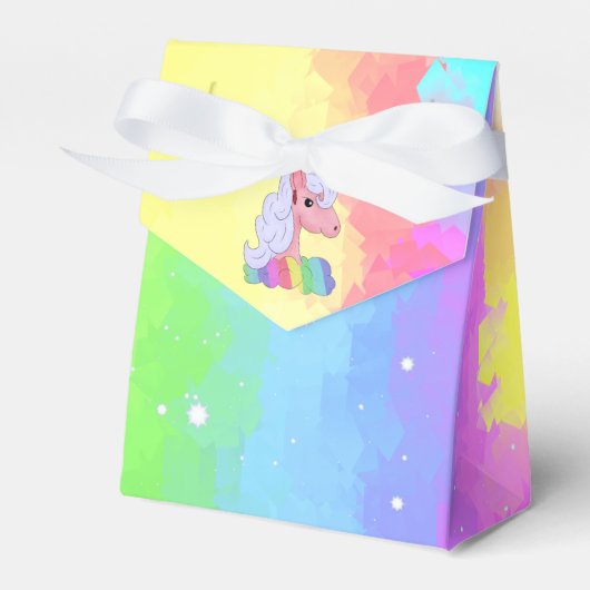 regenbogeneinhorn Geschenkschachtel フェイバーボックス (正面サイド)