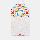 Regenbogenfarben Weihnachtsbaum  ギフトタグ (裏面)