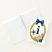 Regency Art Letter I Luxury Monogram Journal ノートブック (内部)